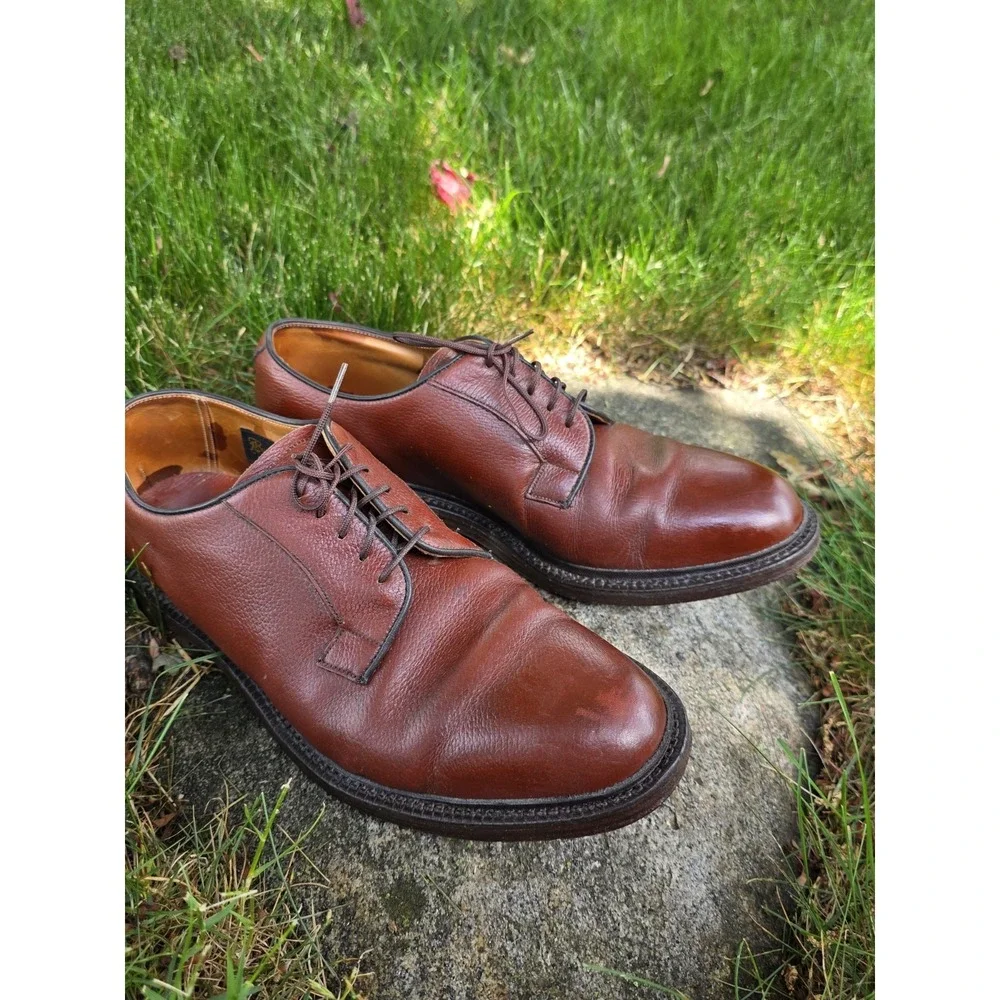 Size 9 -VTG Barrie LTD Booters Brown Leather Shoes Handcrafted In ENGLAND UK 8
